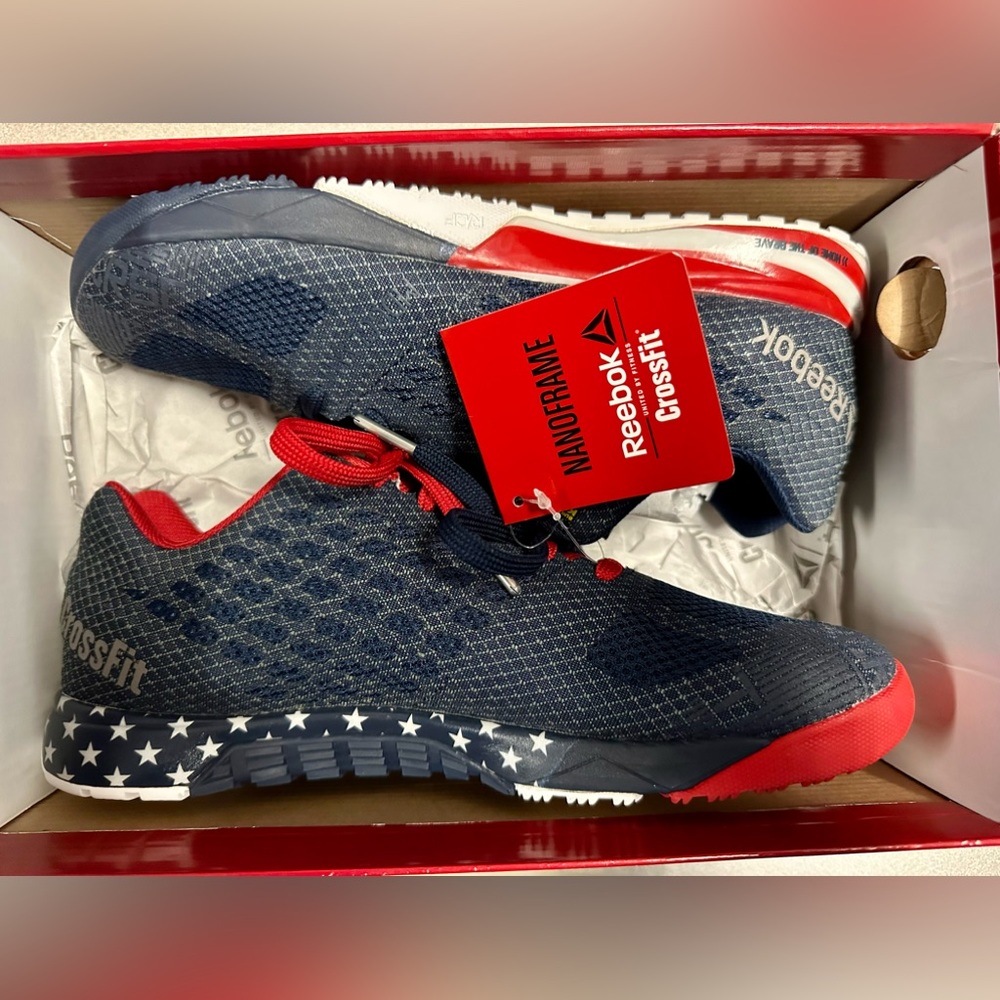 Reebok Crossfit Nano 5.0 AR2580 2015 Home of the Brave Limited Edition NWTIB!!